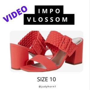 IMPO VLOSSOM CORAL SANDALS NWT video